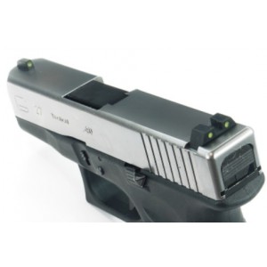 Страйкбольный пистолет WE GLOCK-27 gen4, металл слайд, сменные накладки, WE-G006B-SV